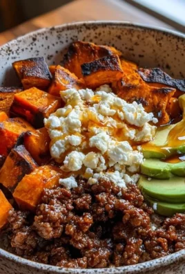45g Protein Hot Honey Beef Bowl featuring sweet and spicy flavors