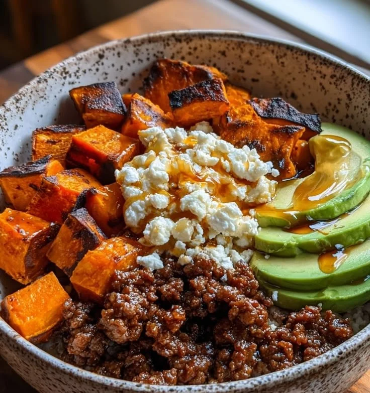 45g Protein Hot Honey Beef Bowl – Sweet & Spicy Perfection