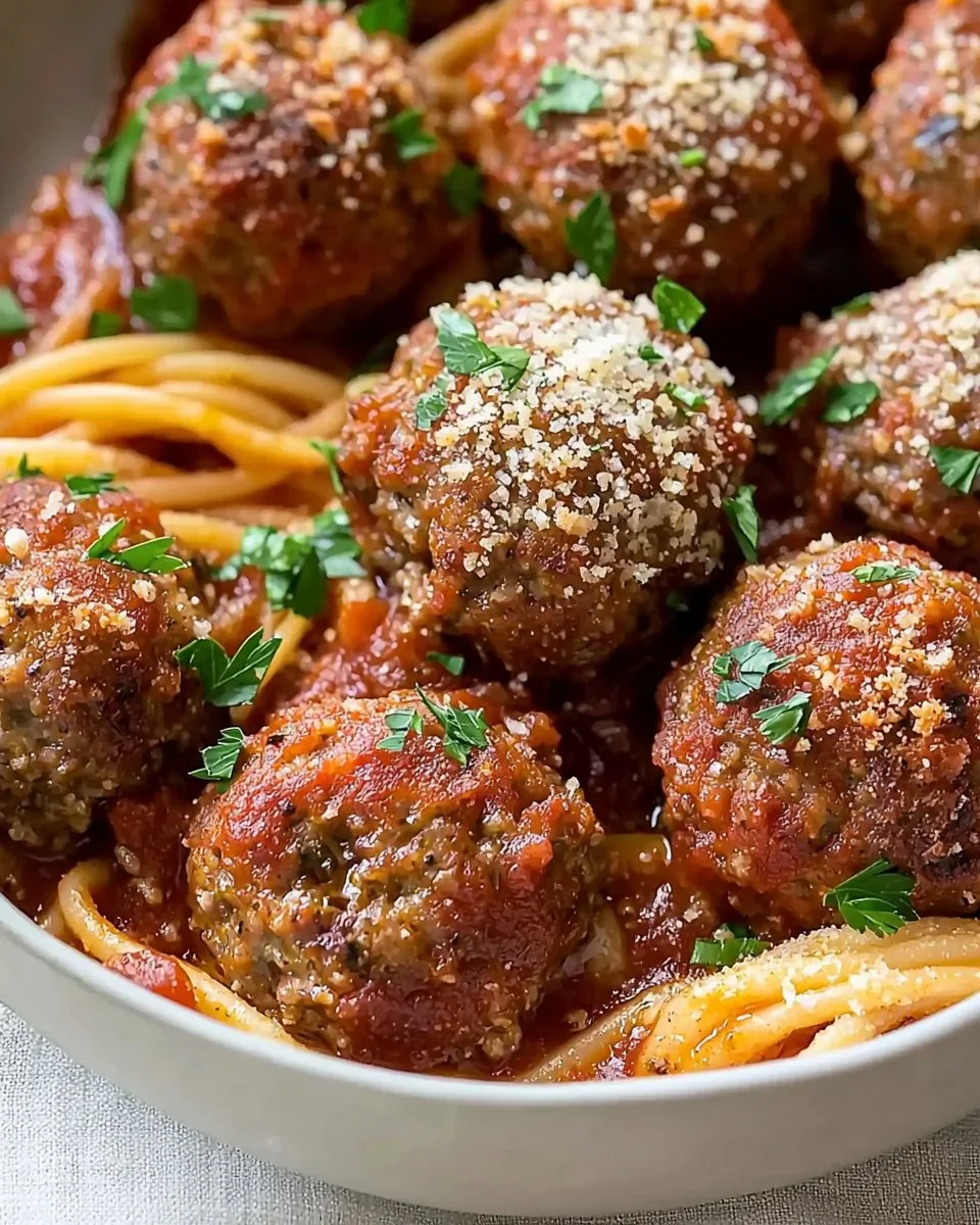 Baked Italian Meatballs
