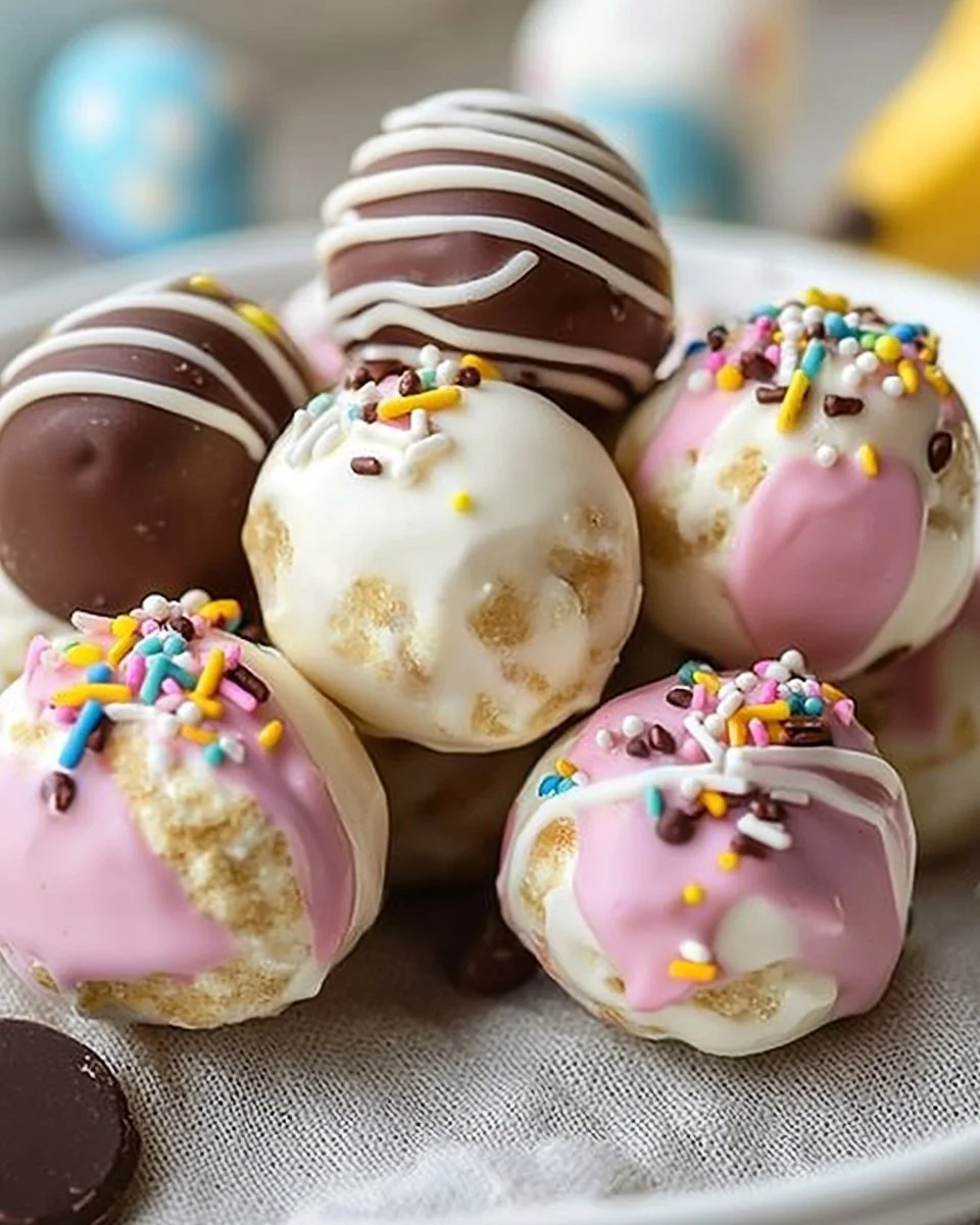 Banana Pudding Easter Truffles