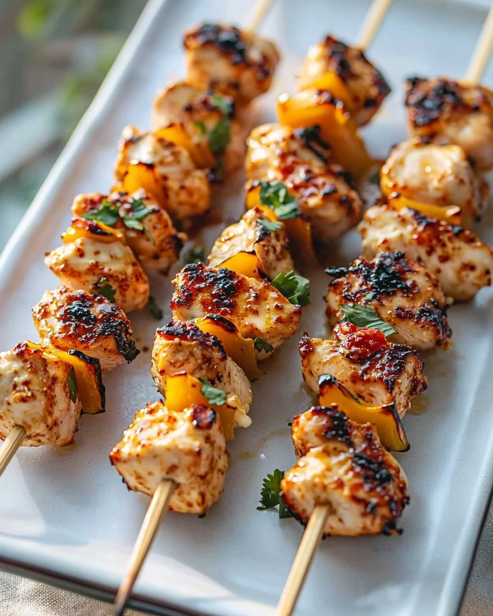 Bang Bang Chicken Skewers