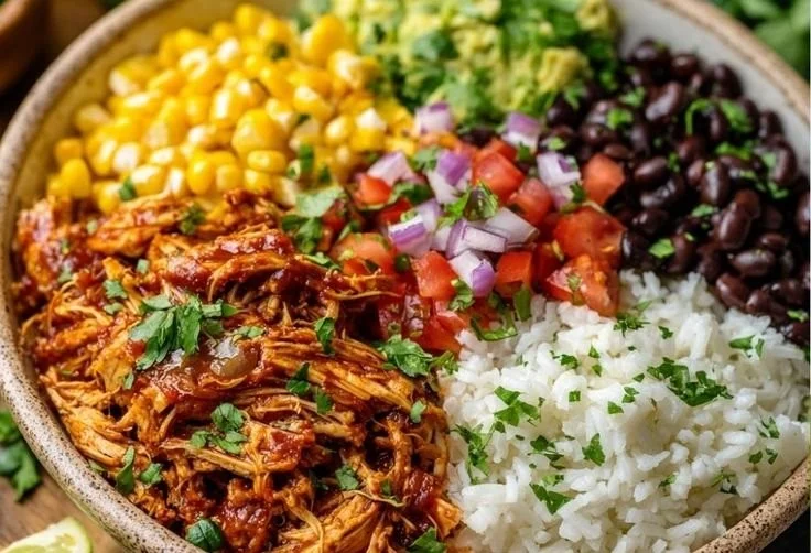 BBQ Chicken Burrito Bowls