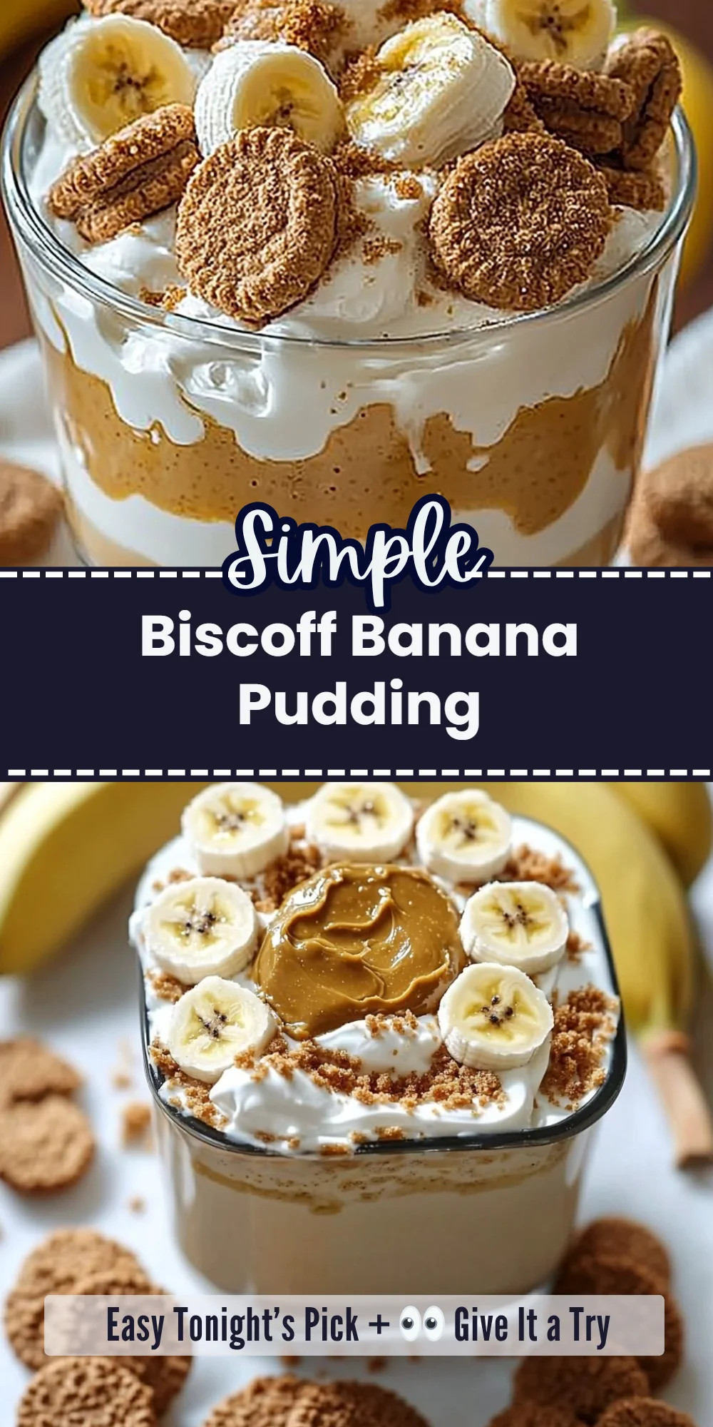 Biscoff Banana Pudding