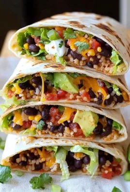A Black Bean Crunch Wrap Supreme featuring fresh ingredients and savory flavors.