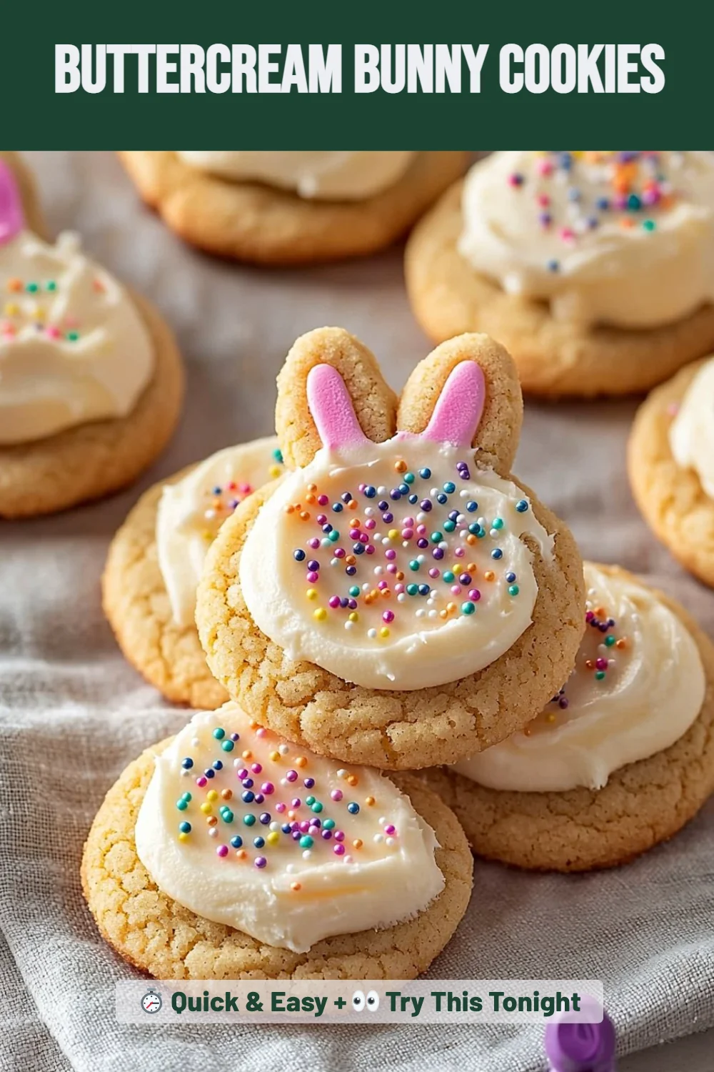 Buttercream Bunny Cookies