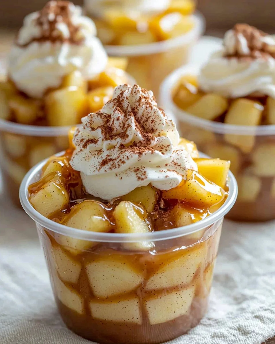 Caramel Apple Dessert Cups