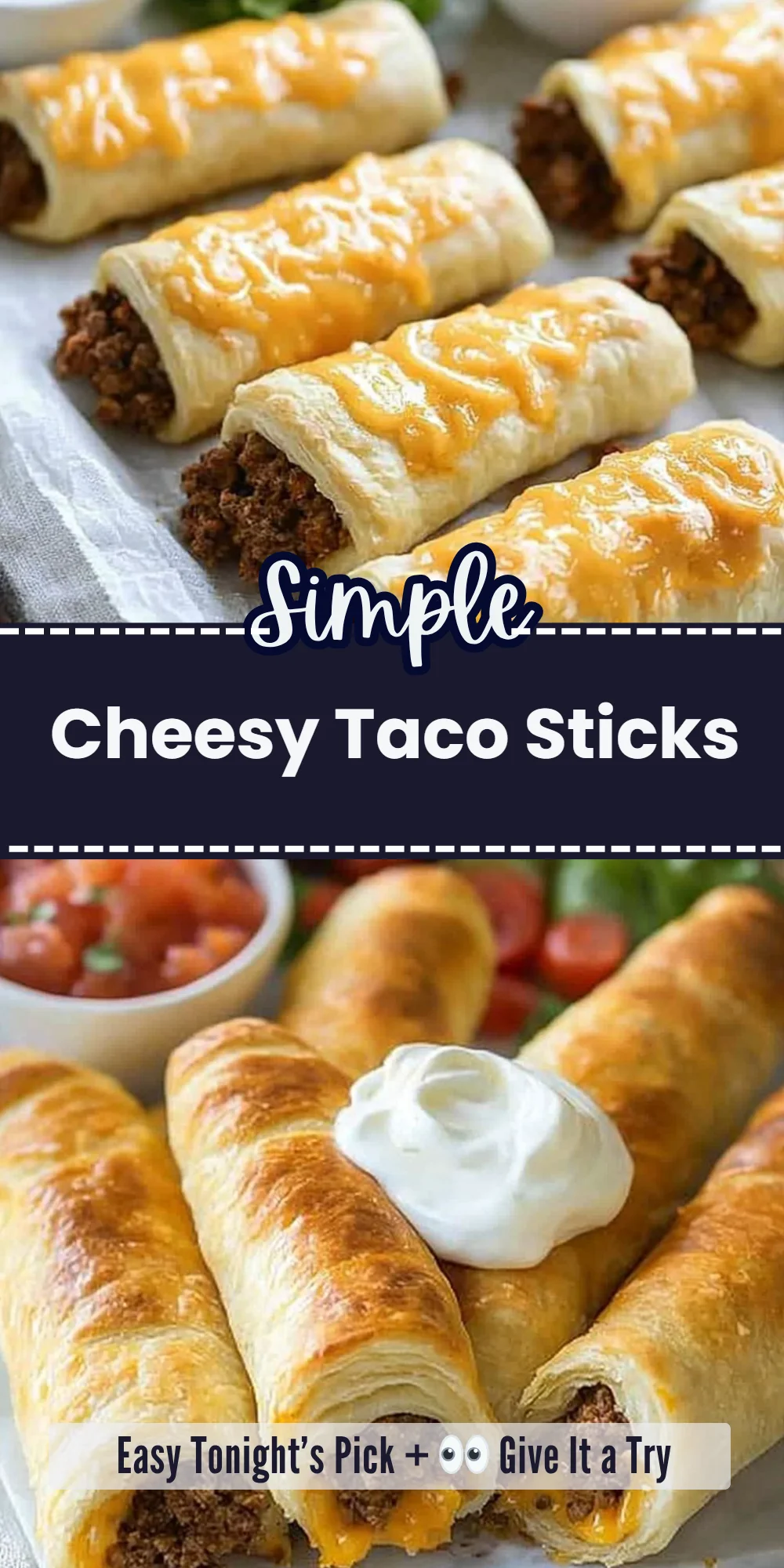 Cheesy Taco Sticks