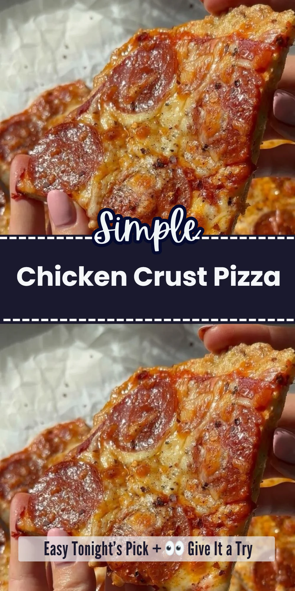 Chicken Crust Pizza