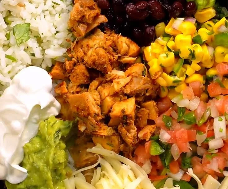 Chipotle-Style Chicken Burrito Bowl (Meal Prep Friendly)