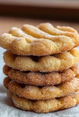 Delicious homemade churro cookies with cinnamon sugar topping