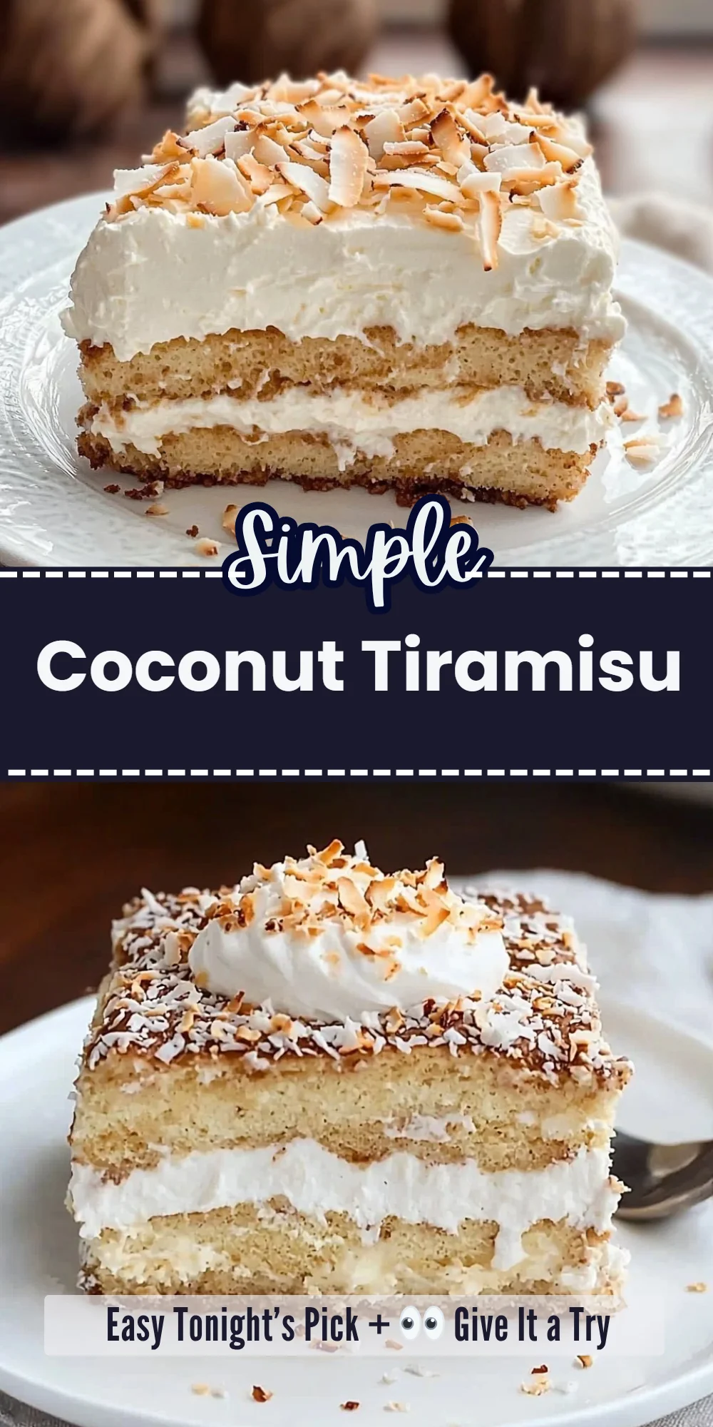 Coconut Tiramisu