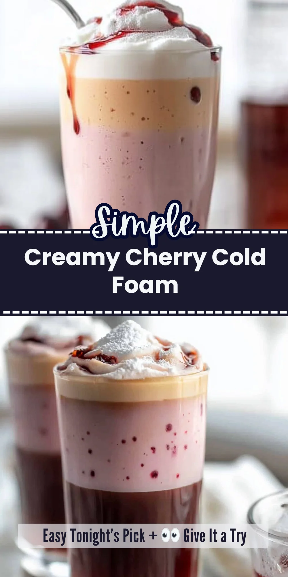 Creamy Cherry Cold Foam