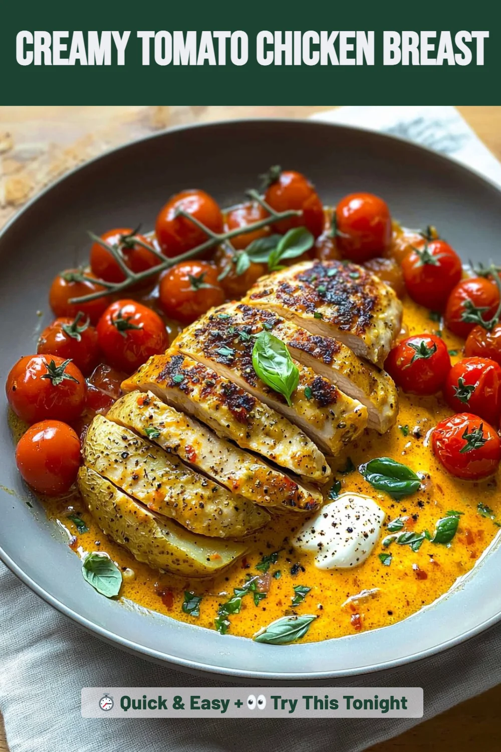 Creamy Tomato Chicken Breast