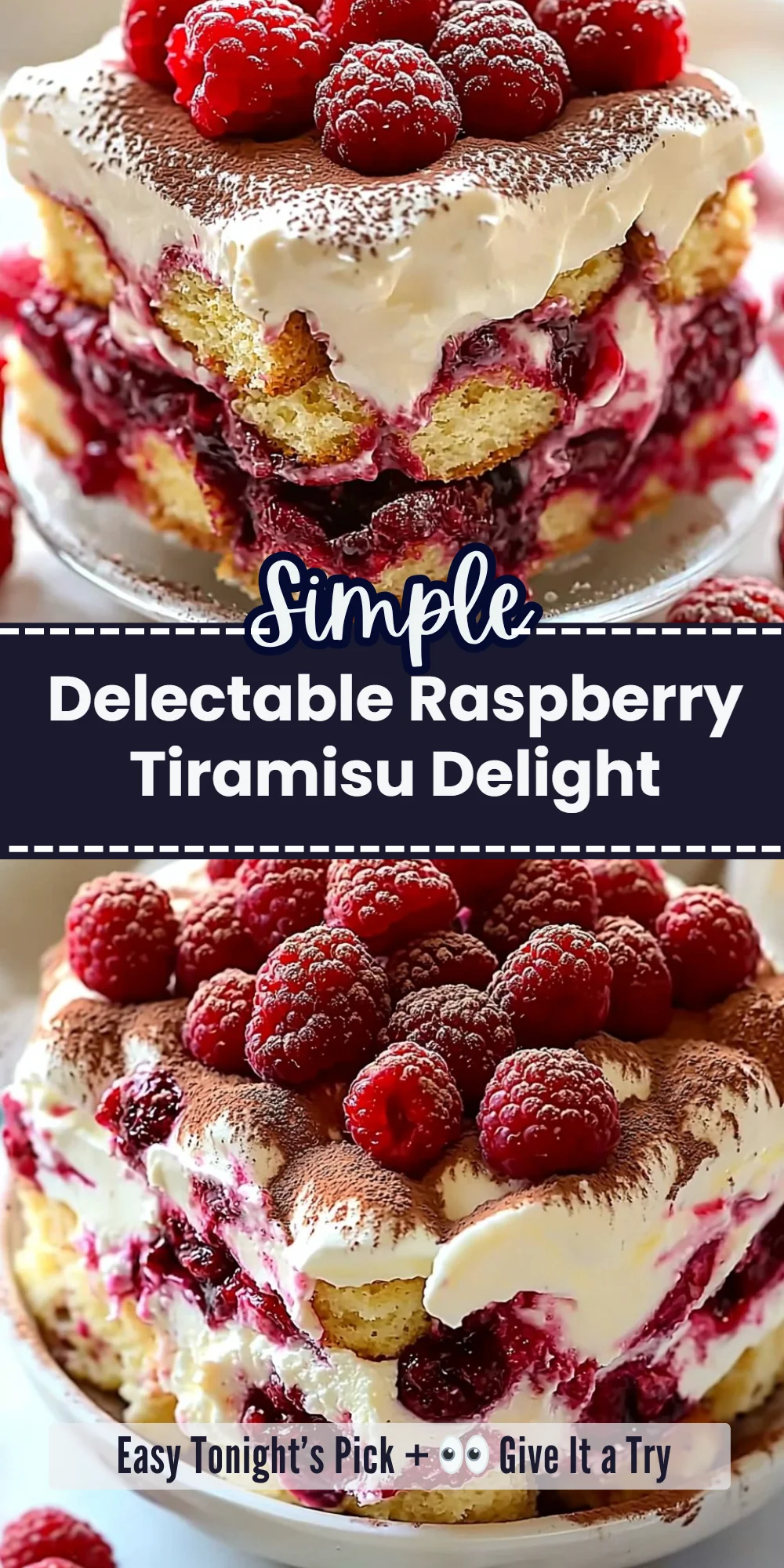 Delectable Raspberry Tiramisu Delight