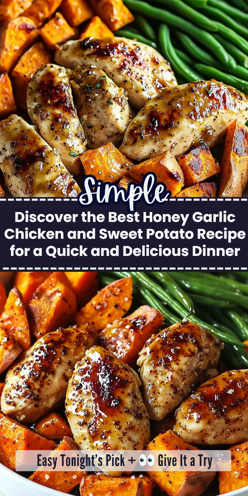 Discover the Best Honey Garlic Chicken and Sweet Potato Recipe for a Quick and Delicious Dinner