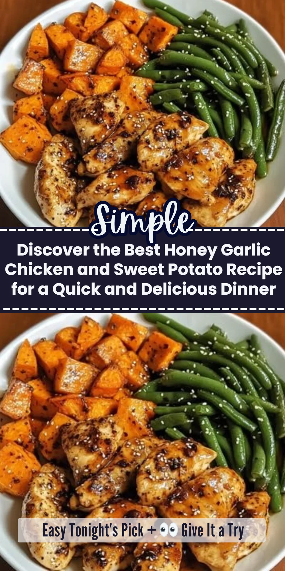Discover the Best Honey Garlic Chicken and Sweet Potato Recipe for a Quick and Delicious Dinner