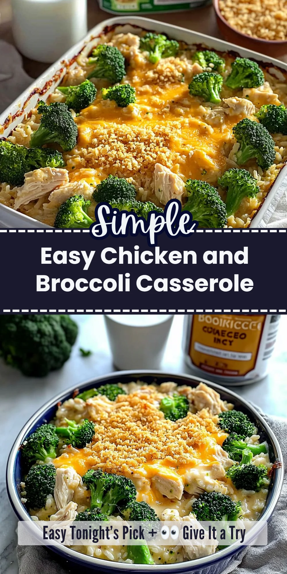 Easy Chicken and Broccoli Casserole
