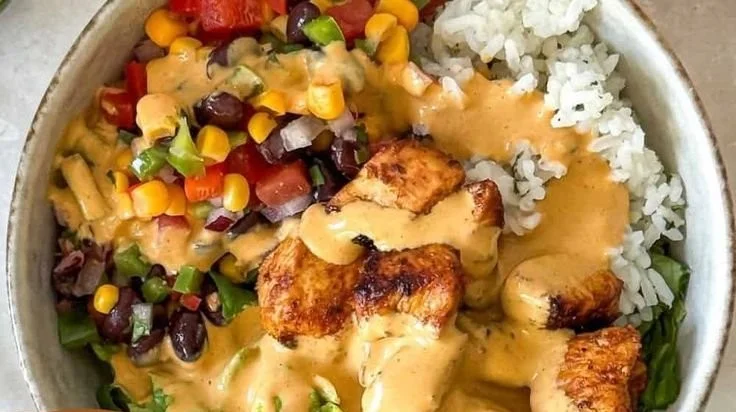 Easy Southwest Chicken Burrito Bowls