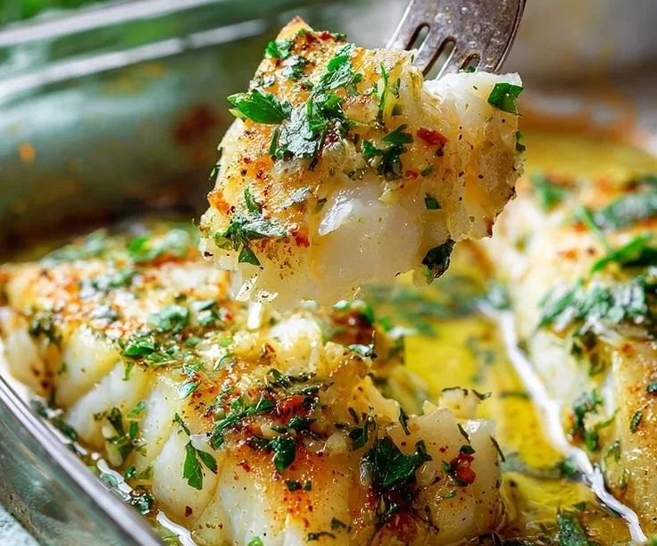 Gluten-Free Mediterranean Baked Cod with Lemon and Garlic