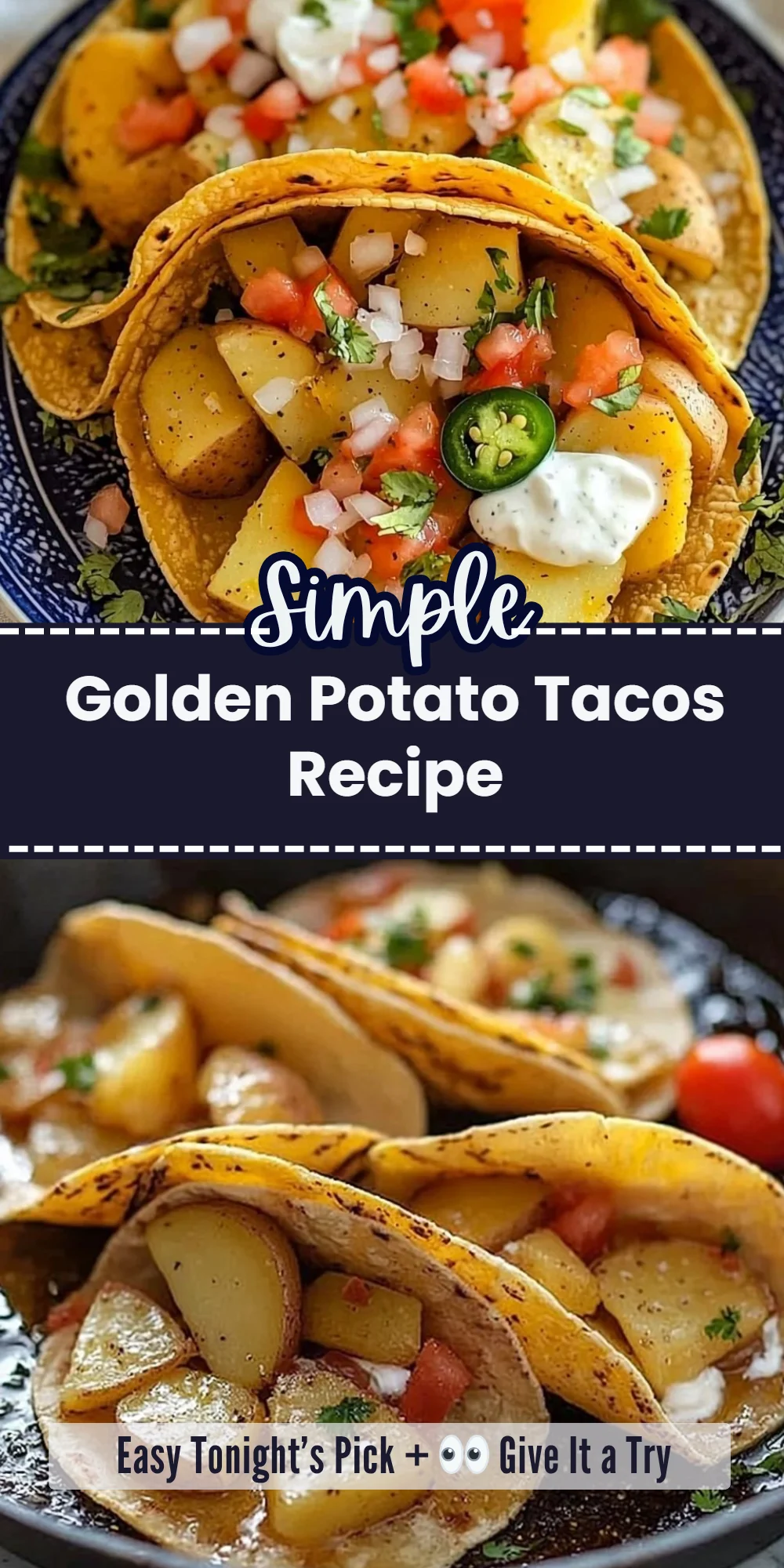 Golden Potato Tacos Recipe