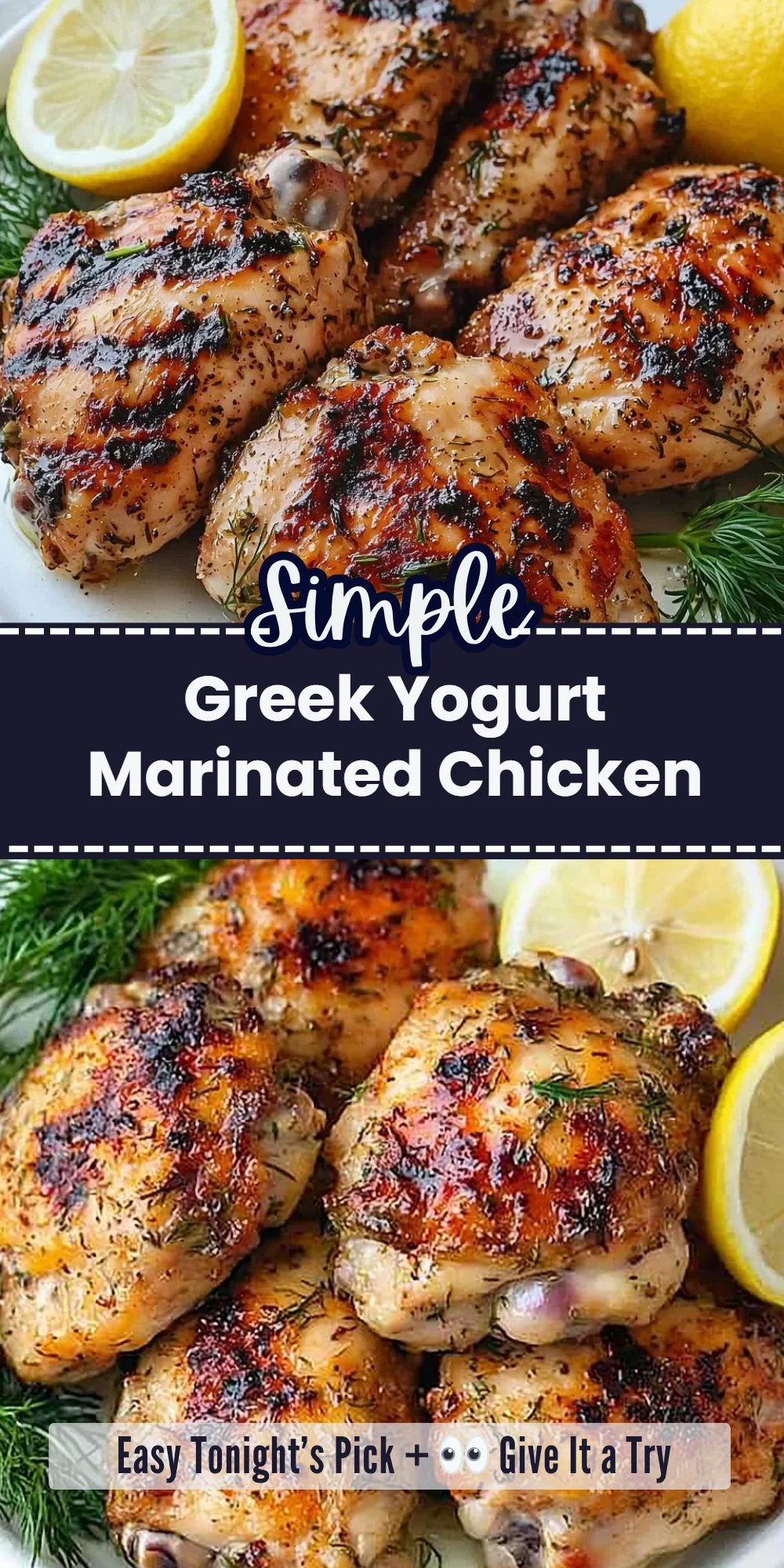 Greek Yogurt Marinated Chicken