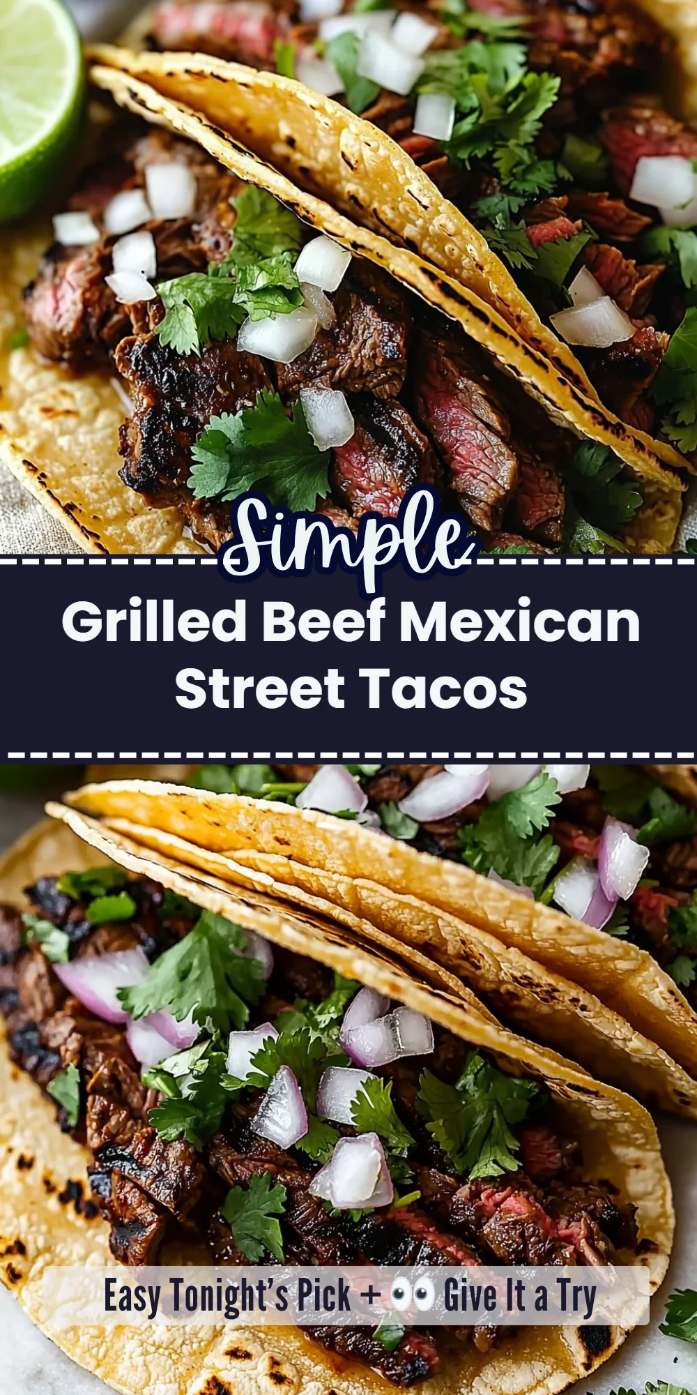 Grilled Beef Mexican Street Tacos