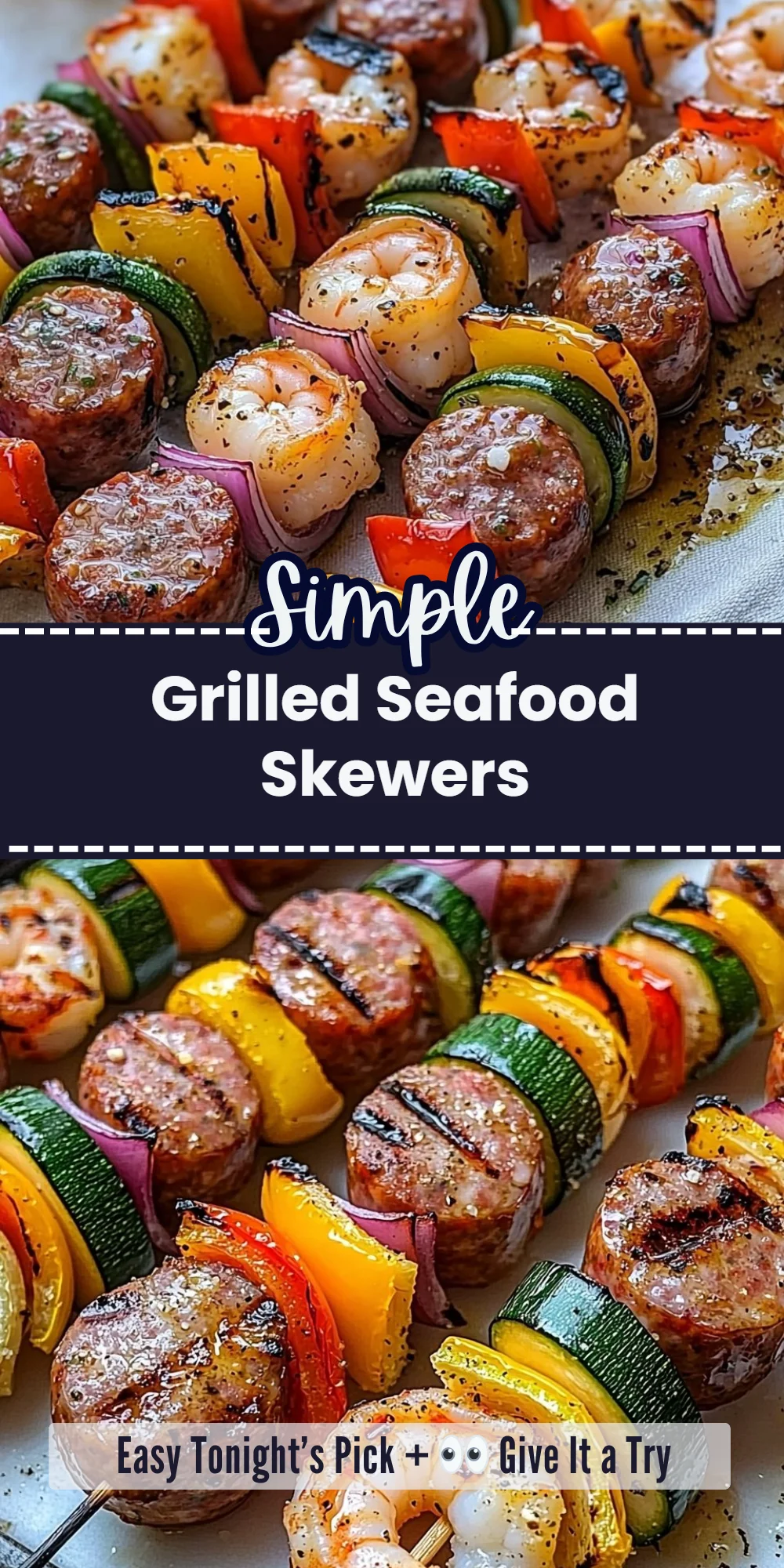 Grilled Seafood Skewers