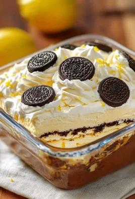 Heavenly Oreo Lemon Dessert with creamy layers and crunchy Oreo base
