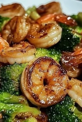 High-protein honey garlic shrimp served with fresh vegetables