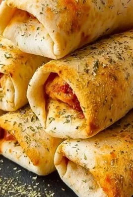High protein pepperoni pizza rolls fresh out of the oven
