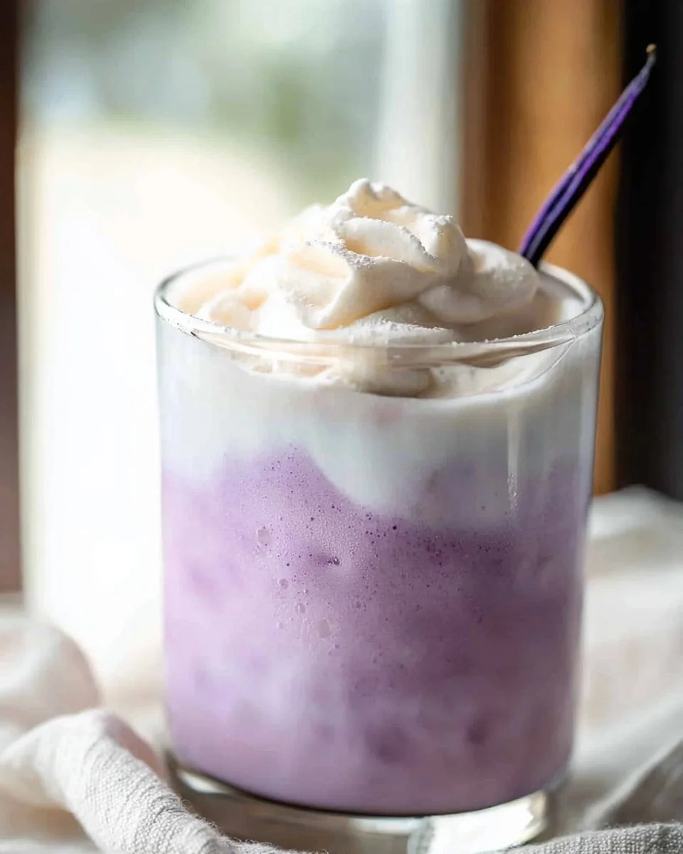 Homemade Lavender Cold Foam