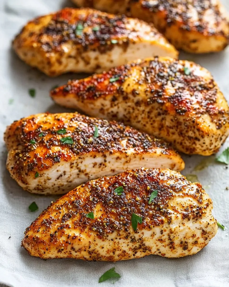 Juicy baked chicken breast cooked to perfection in 30 minutes