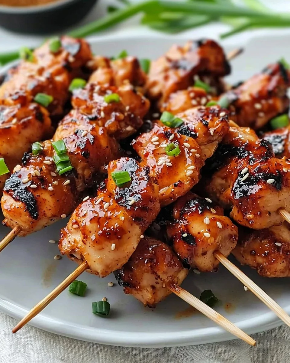 Korean Chicken Skewers