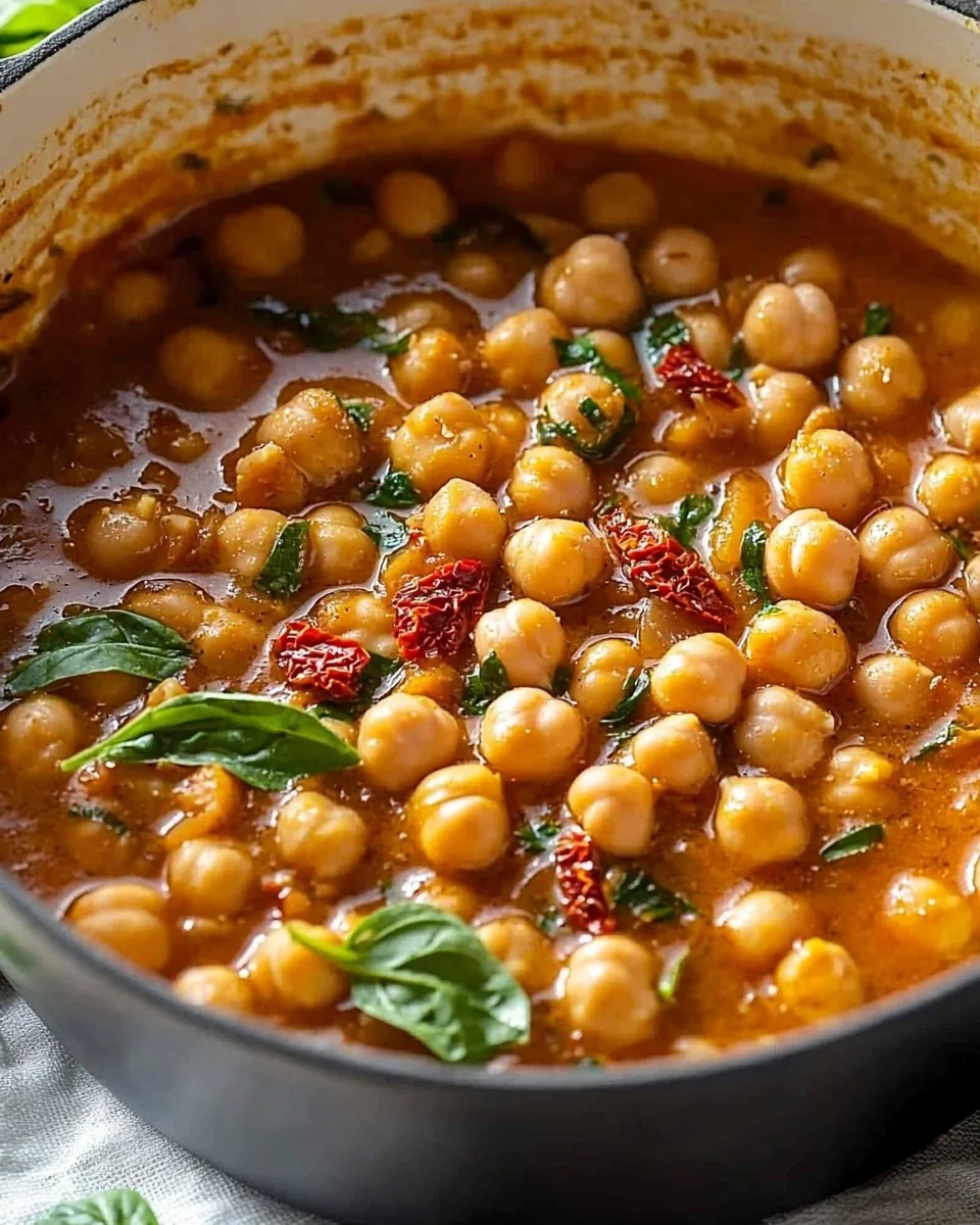 Delicious Marry Me Chickpeas recipe featuring chickpeas and savory ingredients.