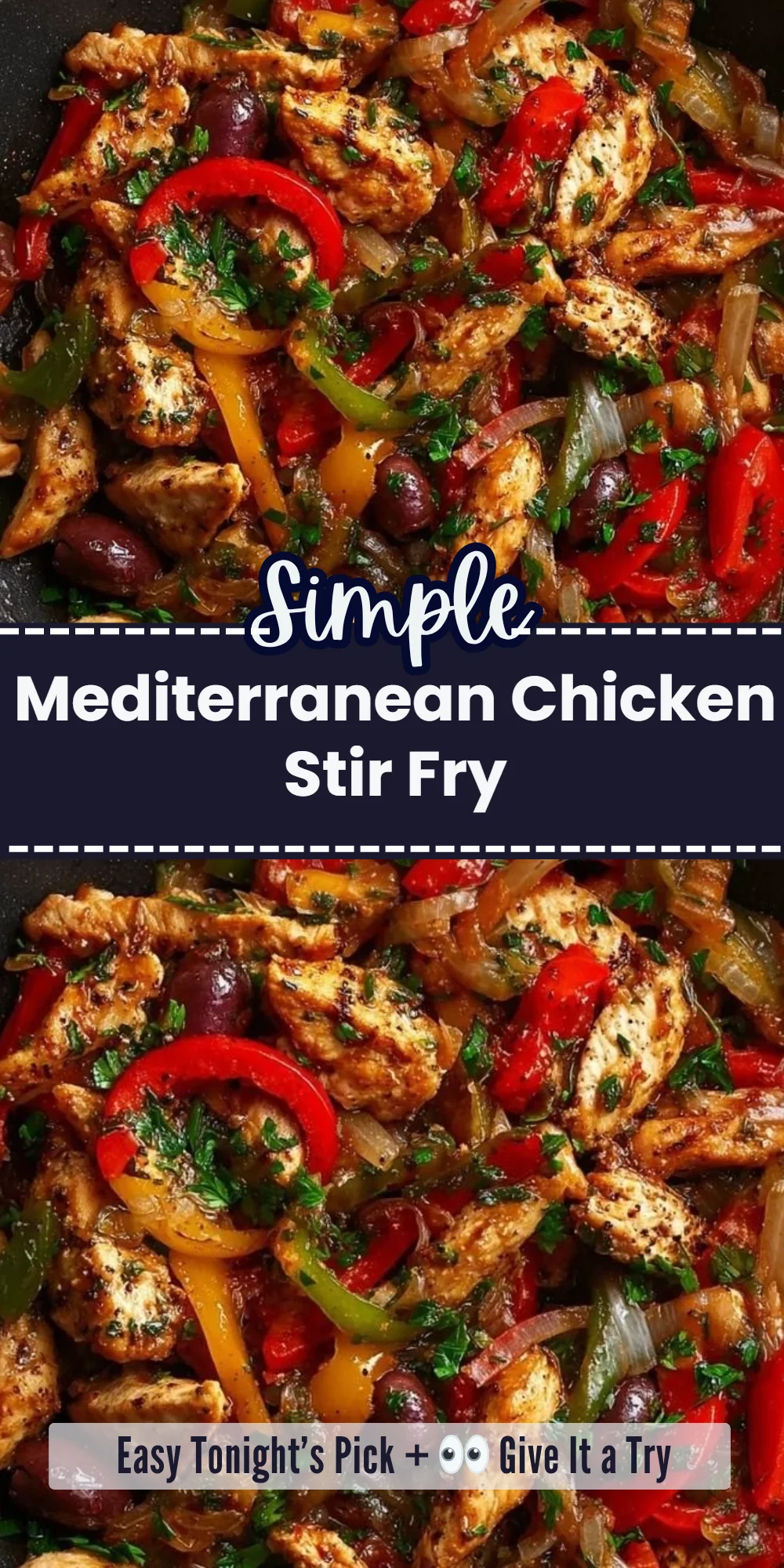 Mediterranean Chicken Stir Fry