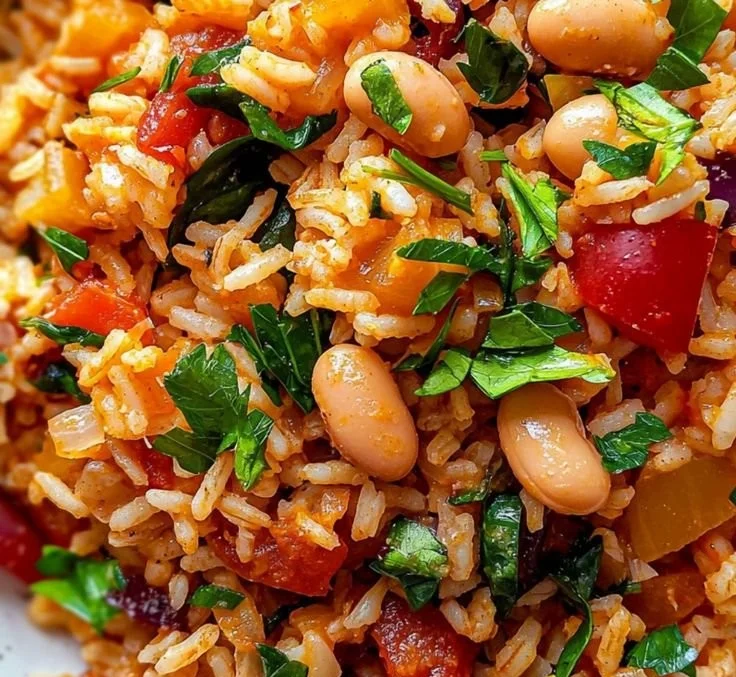 Mediterranean Rice and Beans