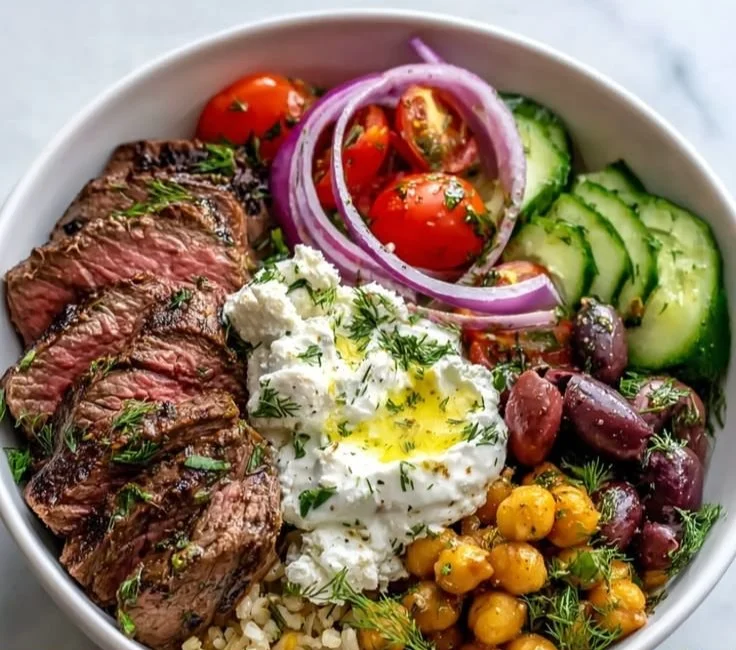 Mediterranean Steak Bowl