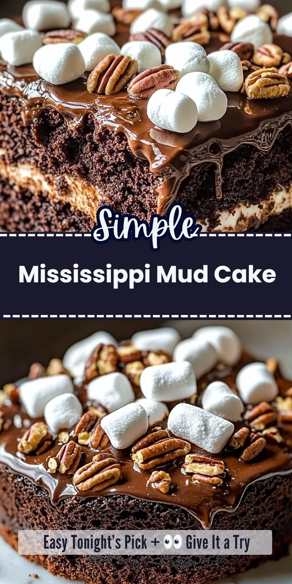 Mississippi Mud Cake