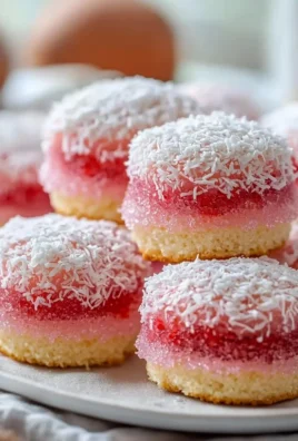 Old-fashioned pink jelly cakes on a decorative plate