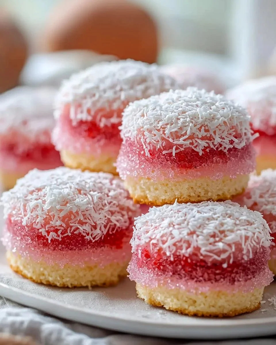 Old-Fashioned Pink Jelly Cakes