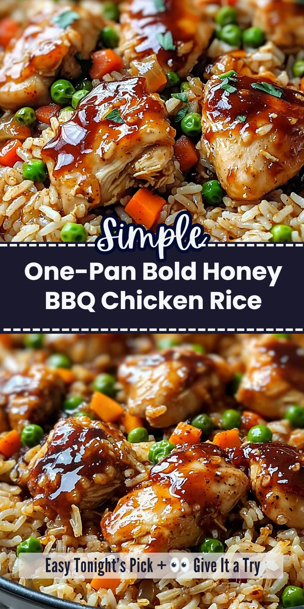 One-Pan Bold Honey BBQ Chicken Rice