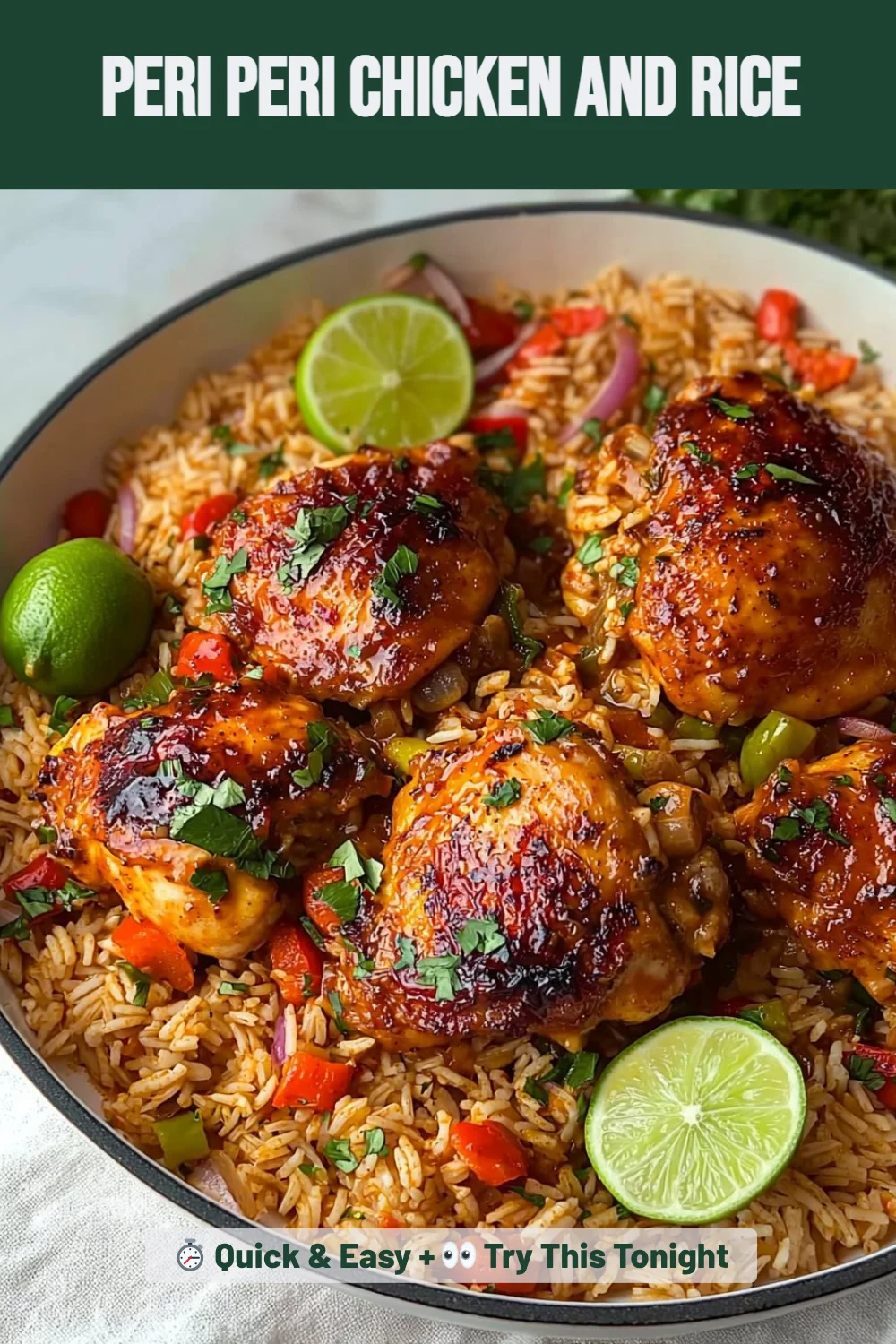 PERI PERI CHICKEN AND RICE