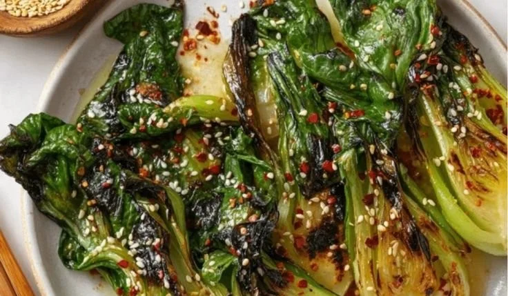 Quick Bok Choy with Garlic and Ginger Recipe
