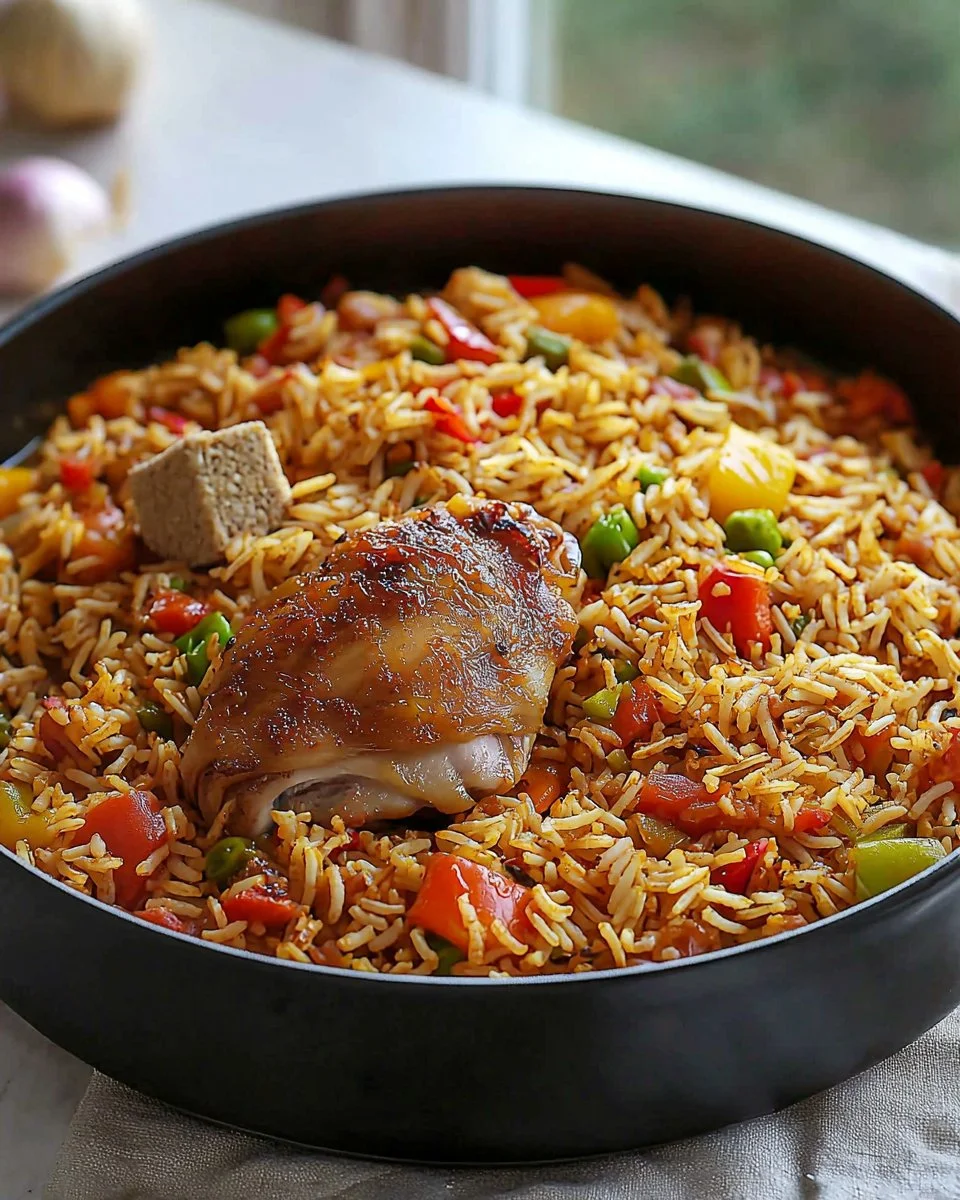 Delicious Turkey Combo Rice dish garnished with fresh herbs and colorful vegetables.