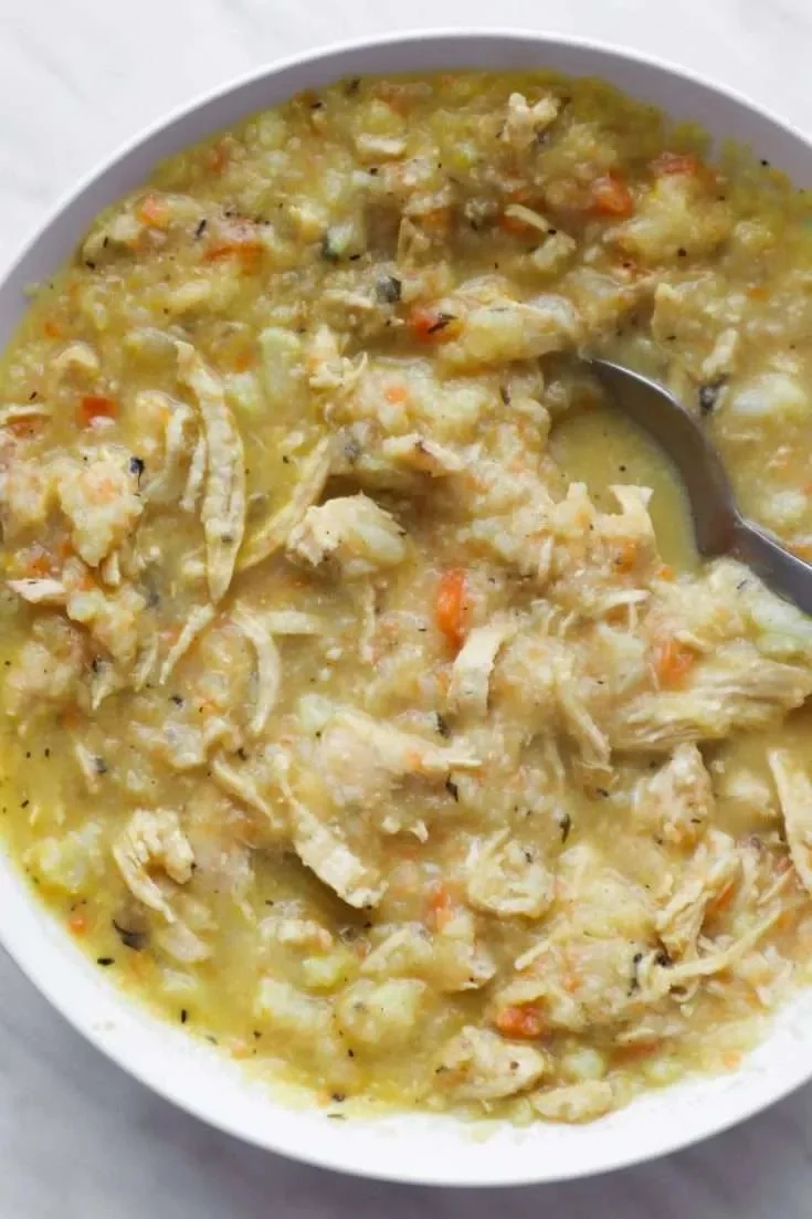 30-Minute Anti-Inflammatory Cauliflower Chicken Soup Recipe