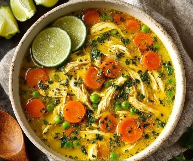 Anti Inflammatory Turmeric Chicken Soup