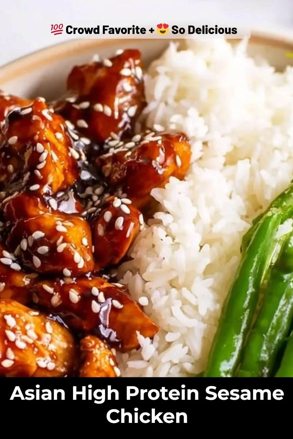 Asian High Protein Sesame Chicken