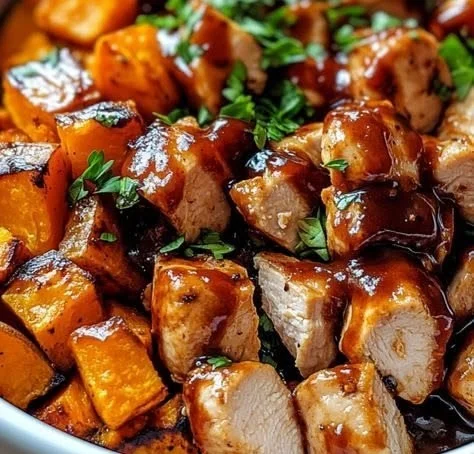 BBQ Chicken Sweet Potato Bowl