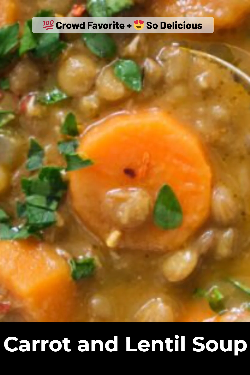 Carrot and Lentil Soup