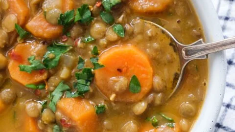 Carrot and Lentil Soup